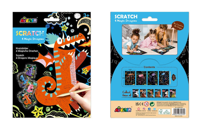 Avenir Scratch 4 stebuklingi drakonai