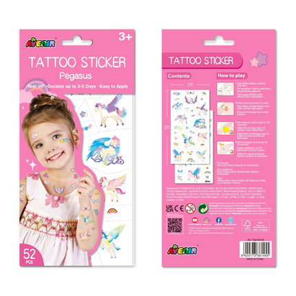 Avenir tatuiruotės lipdukas Pegasus