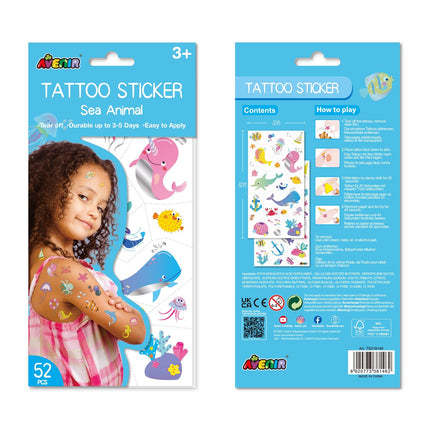 Avenir tatuiruotės lipdukas jūros gyvūnas