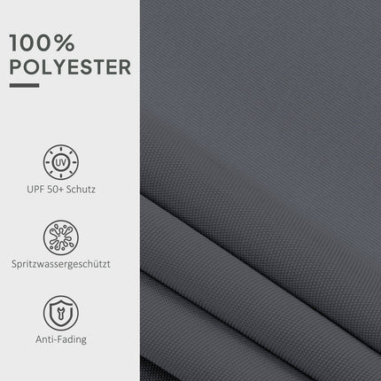 Replacement awning fabric, Water-repellent, 3x2.5 m, Grey