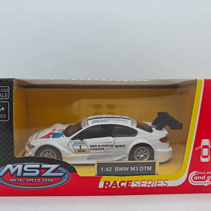 BMW M3 DTM liejimo būdu pagamintas modelis, 1:42 mastelio kolekcinis automobilis
