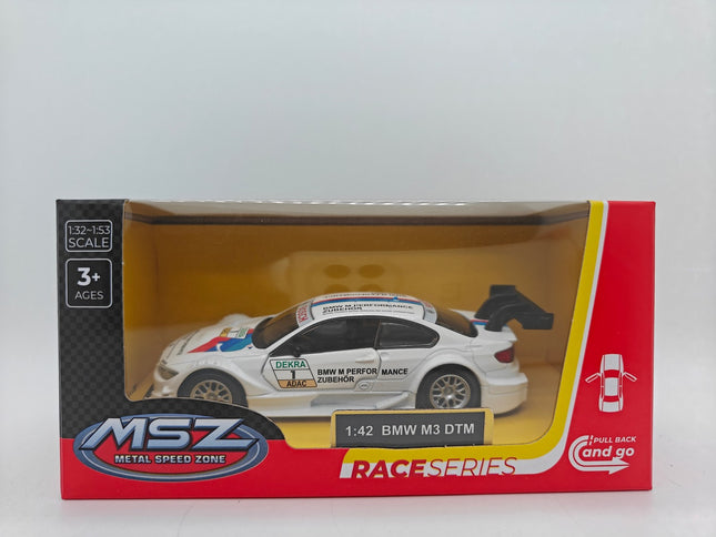 BMW M3 DTM liejimo būdu pagamintas modelis, 1:42 mastelio kolekcinis automobilis