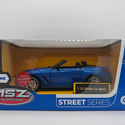 BMW Z4 M40i liejimo būdu pagamintas modelis, 1:30 mastelio kolekcinis automobilis