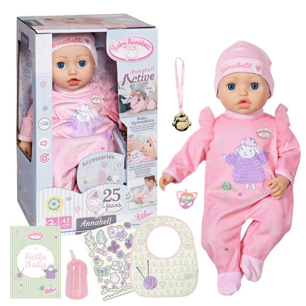 Interaktyvi lėlė Baby Annabell, Annabel, 43 cm