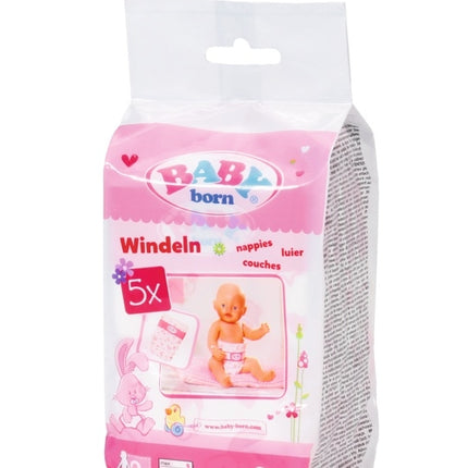 Baby Born sauskelnės susitraukusios, 5 vnt.