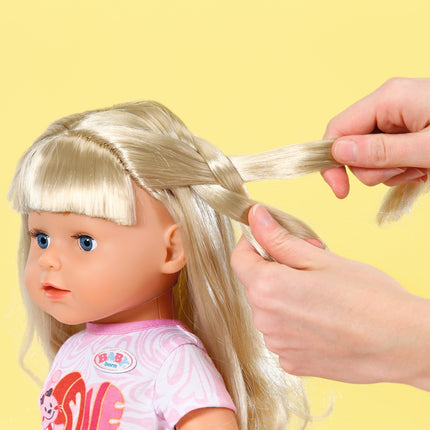 Baby Born Sister lėlė, Style & Play, blondinė, 43 cm