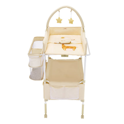 Baby Changing Table – Foldable, Adjustable Height, 2 Drawers