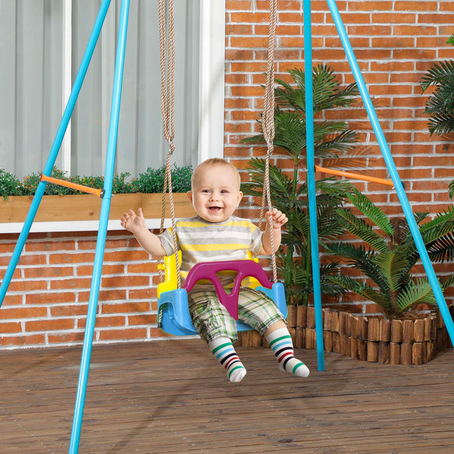 Baby rocking chair with adjustable rope for children, 9 months+