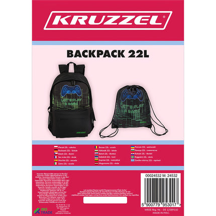Kuprinė 22L - mokyklinė Kruzzel 24532