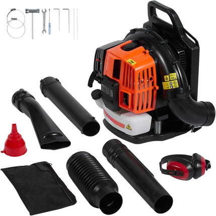 Backpack Leaf Blower, 63CC 2-Cycle Gas, 1110 CFM