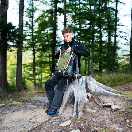 Kuprinė, turistinė žalia, 40 litrų talpa