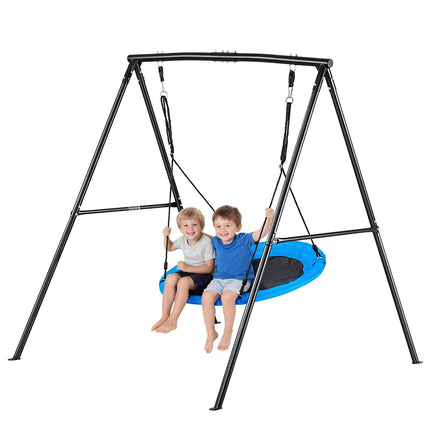 Backyard Swing Set, 40 in Saucer Seat, 440 lb Capacity