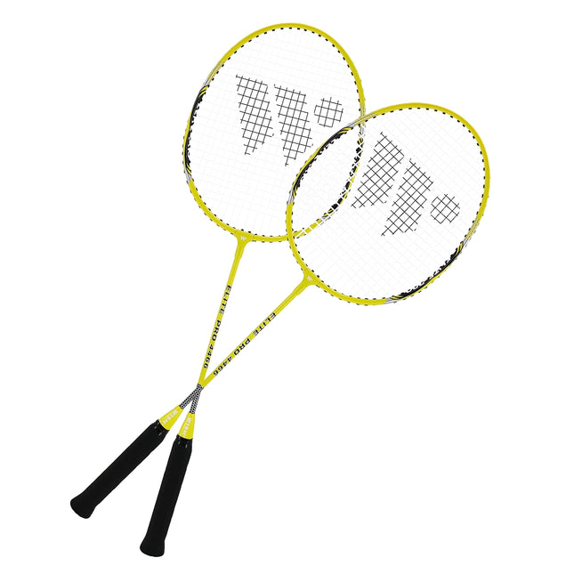 Badmintono rakečių rinkinys, 2 raketės, 3 plunksninukai, tinklas
