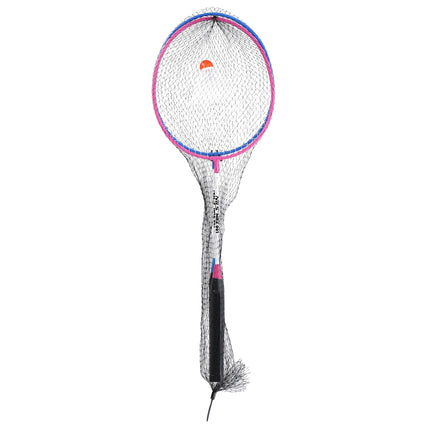 Badmintono rakečių rinkinys - plienas, 2 raketės + plunksninukas