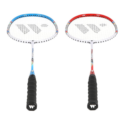 Badmintono rinkinys - 2 raketės, plunksninukai įskaičiuoti