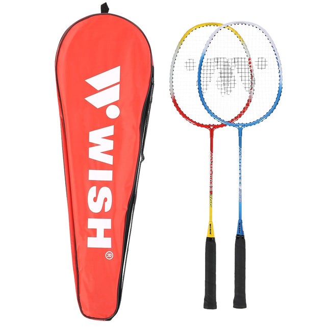 Badmintono rinkinys - 2 raketės, plunksninukai įskaičiuoti