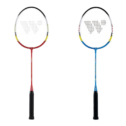 Badmintono rinkinys - 2 raketės, plunksninukai įskaičiuoti