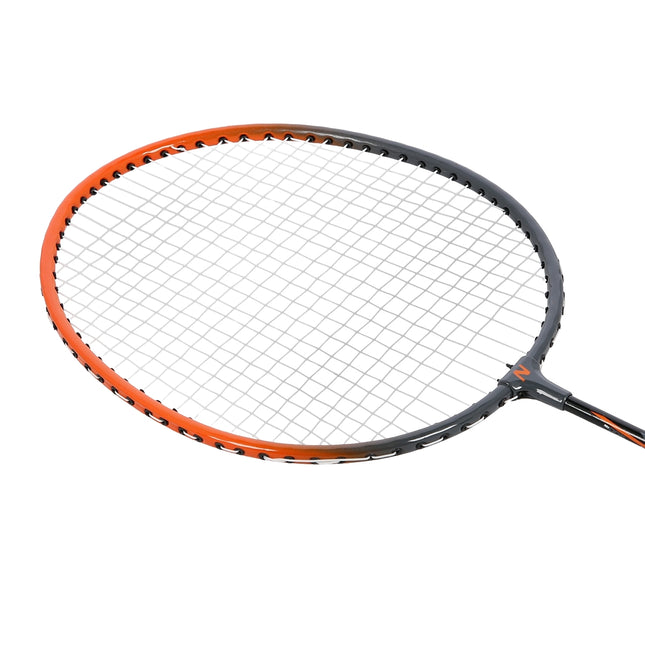 Badmintono rinkinys, 2 plieninės raketės su dangteliu