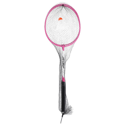 Badmintono rinkinys su 2 raketėmis, rožinis + plunksninukai