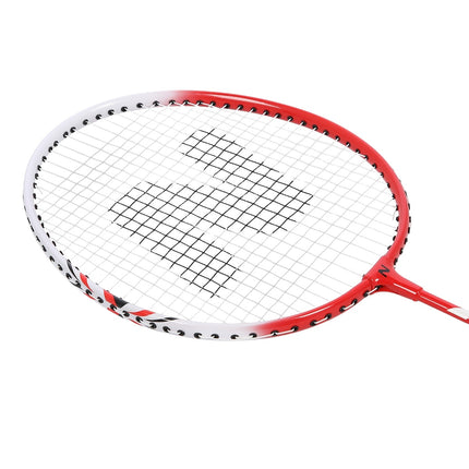 Badmintono komplektas su aliuminio raketėmis ir dangčiu