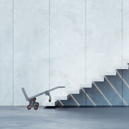 Bag truck stair climber gray