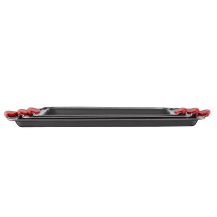 Baking Pan Set, 3-Piece Nonstick Carbon Steel, Stackable