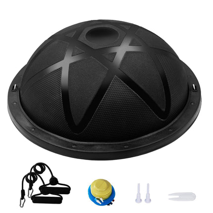 Balance Ball Trainer, 23-Inch, 660 lb, Bands, Pump