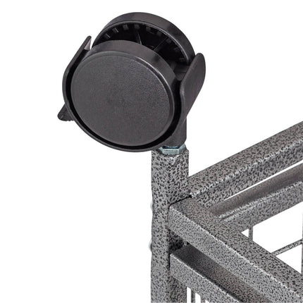 Kamuolių vežimėlis pagamintas iš metalo