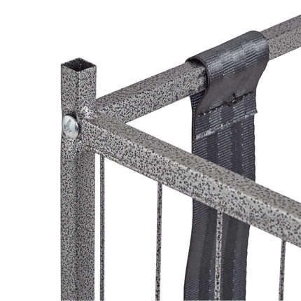 Kamuolių vežimėlis pagamintas iš metalo