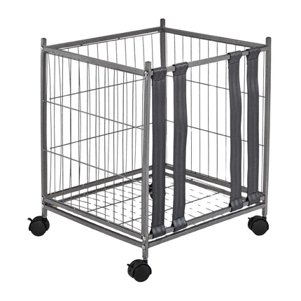 Kamuolių vežimėlis pagamintas iš metalo
