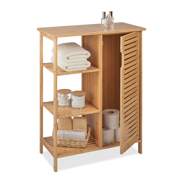 Bamboo bathroom cabinet