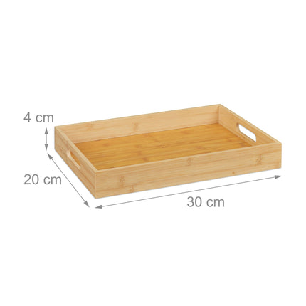 Bamboo serving tray