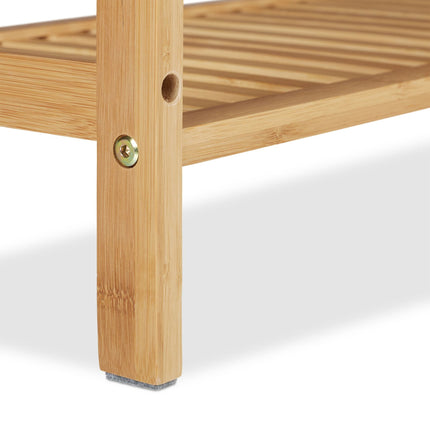 Bamboo shoe bench