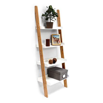 Bamboo step shelf