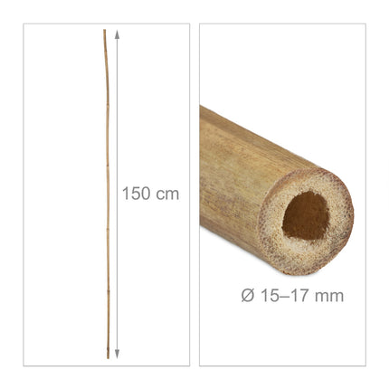 Bambuko lazdelės 150 cm, rinkiniuose po 40 vnt.