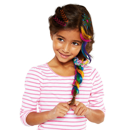 Barbės plaukų dizainerio rinkinys „Rainbow Tie Dye“
