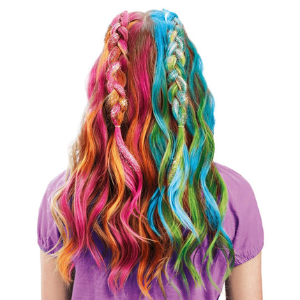 Barbės plaukų dizainerio rinkinys „Rainbow Tie Dye“