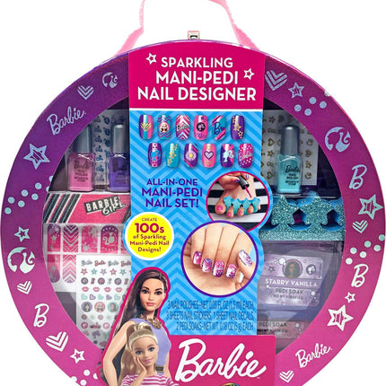 Barbie manikiūro ir pedikiūro dizainerio rinkinys, spindintis