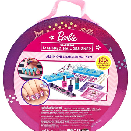 Barbie manikiūro ir pedikiūro dizainerio rinkinys, spindintis