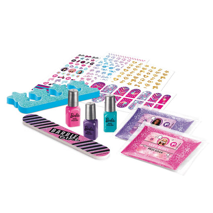 Barbie manikiūro ir pedikiūro dizainerio rinkinys, spindintis