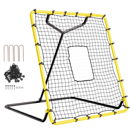 Baseball Rebounder Net 4 x 4.5 ft, 4 Angle Target