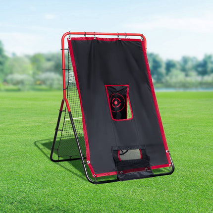 Baseball Softball Rebounder Net, 3 x 4.5 ft, 3-Zone