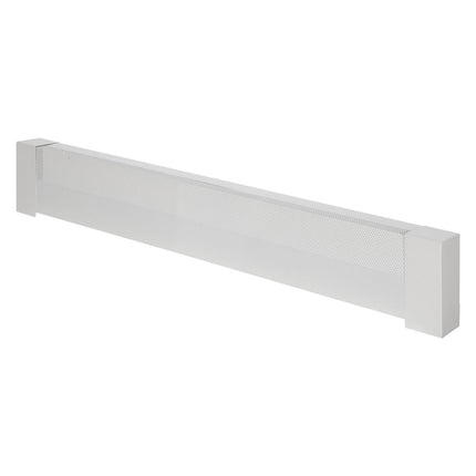 Baseboard Heater Cover Replacement, 4 Ft Steel, White