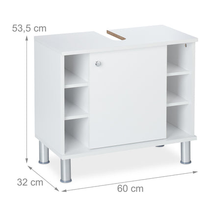 Bathroom Cabinet with Door and Shelves