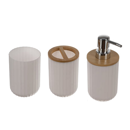 Bathroom accessories set - white Ruhhy 24635