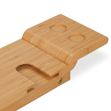 Bath shelf in bamboo with feet