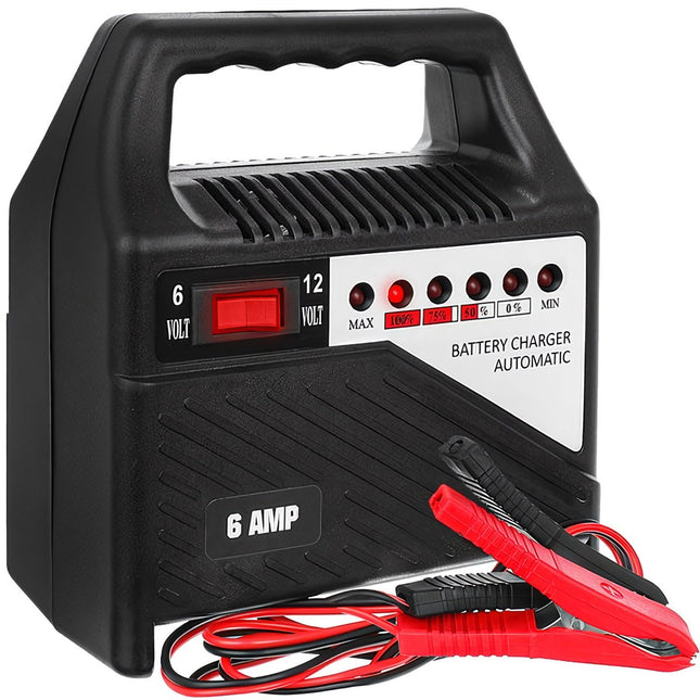 Akumuliatoriaus įkroviklis 12 V 6 A