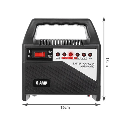 Akumuliatoriaus įkroviklis 12 V 6 A