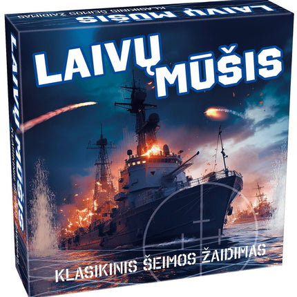 Stalo žaidimas „Karo laivas“ (lietuvių kalba)