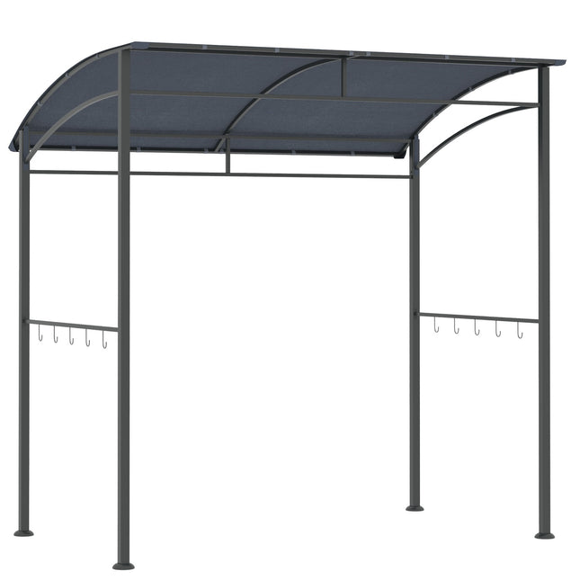 BBQ Gazebo Grill canopy, Waterproof UV resistant, Grey